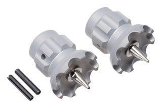 Aluminum alloy claw feet for improved traction on the Q Kickstand Bipod